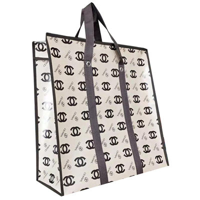 Thử dụng nhiều lần Eco Friendly Blank Canvas Cotton Tote Thẻ mua sắm tạp hóa với Logo in tùy chỉnh