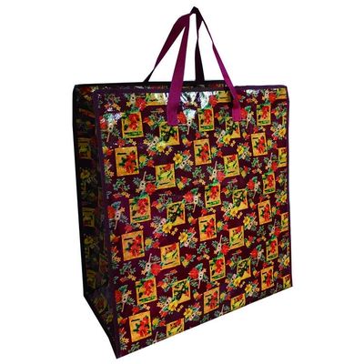 Hỗ trợ môi trường thân thiện Matte Laminated Woven Bags mua sắm Tote Pp Woven Bags CMYK Printing