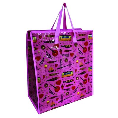 CMYK tùy chỉnh Pp Ziplock Bags mua sắm Eco Bag Logo tùy chỉnh