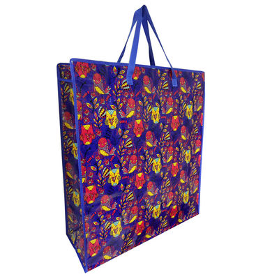 Laminated Woven Pp mua sắm túi sáng sáng tái sử dụng túi tạp hóa tùy chỉnh