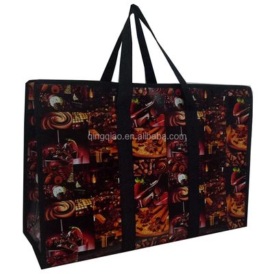 Túi Tote Laminated Glossy thân thiện với môi trường với tay cầm dệt bền