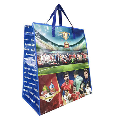 Thiết kế tùy chỉnh Laminated Woven Sacks Bags với tay cầm và khóa niêm phong