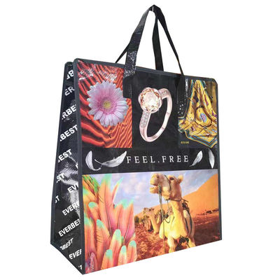 Tote PP mua sắm Laminated Polypropylene Bags thiết kế tùy chỉnh
